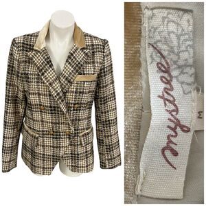 Mystree Blazer Womens Medium Brown Jacket Office Corpcore Career Boardroom Work